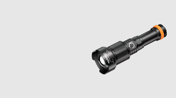 虎鲸OrcaTorch，ZD710变焦潜水灯 USB-C 型直充 2024新款聚光、泛光手电