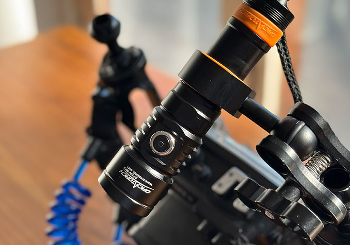 虎鲸 D710V MK2 三色潜水补光灯 黑水水下微距摄影照明